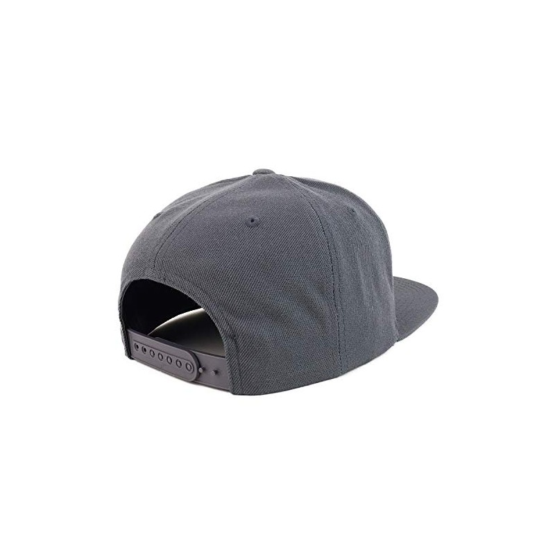 Trendy Apparel Shop Number 16 Embroidered Snapback Flatbill Baseball Cap