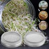 Germinator Jar Lids Mason Jar Sprout Lids 04 Stainless Steel