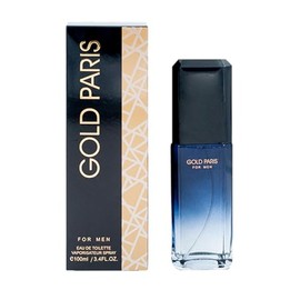 Gold Paris Men Perfume 3.4 Fl Oz Eau De Parfum Vaporisateur Spray Long Lasting Oil France, Lavender, Bergamot