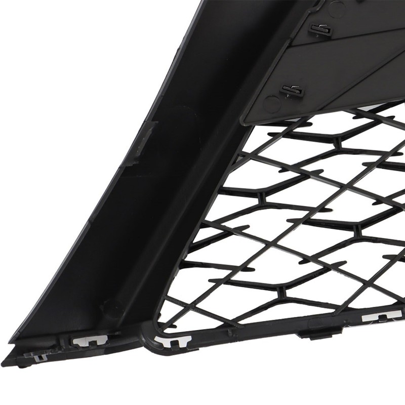 waltyotur Front Bumper Hood Grille Lower Glossy Black Mesh Style