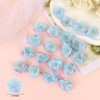 YISSION 20Pcs Small Blue Flower Hair Clips for Girls Women