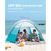 OutdoorMaster Beach Tent for 3/4 Person - Easy Setup Sun