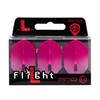 L-Style Champagne Flight Pro Twotone White Clear Shape Pink