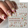 Fresh & Cute 3D Nail Art Stickers, Set of 3