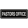 Pastors Office Acrylic Sign Door Wall Signage for Church House