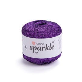 YarnArt Sparkle - Metallic Glitter Fine Lightweight Yarn for Crochet & Knitting, Amigurumi, Cardigans, Shawls, Bag Making, Soft Craft (1342)