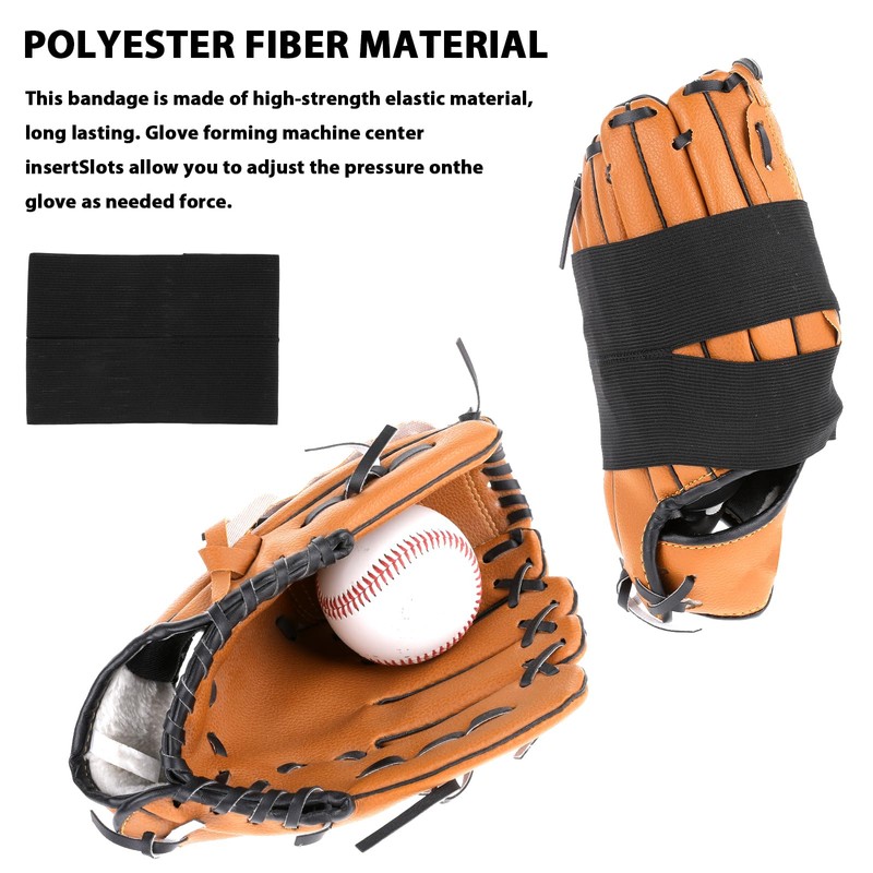 2 PCS Glove Wrap Band Baseball Glove Strap, Softball and
