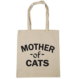 Hippowarehouse Mother Of Cats Tote Shopping Gym Beach Bag 42cm x38cm, 10 litres