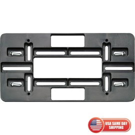AutoTattoo Universal License Plate Holder Mounting Relocator Adapter Bumper Kit Brackets
