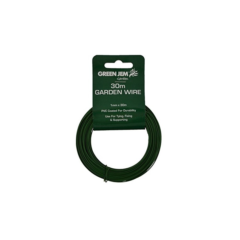Green Jem GSGW30 Plastic Coated Garden Wire, 30 m