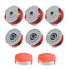 Viilich Pack of 6 grass trimmer thread spools for Flymo