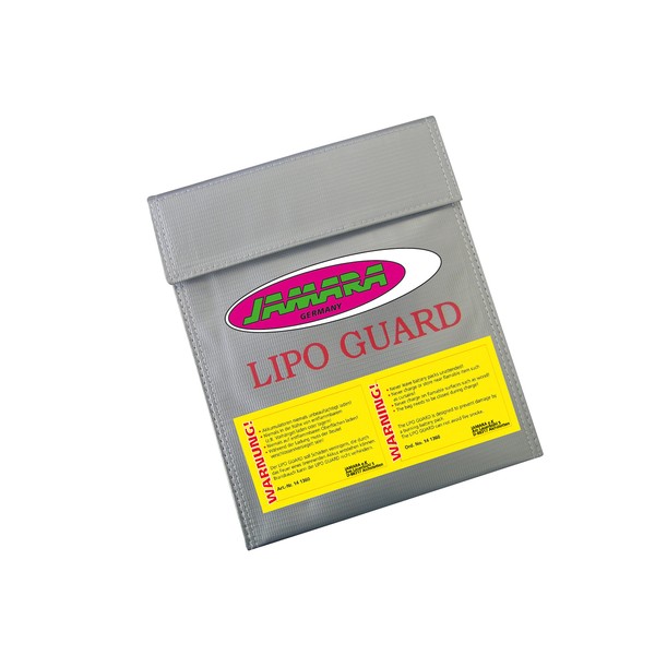 JAMARA 141360 LiPo Guard Lip Fire Protection Case, Grey