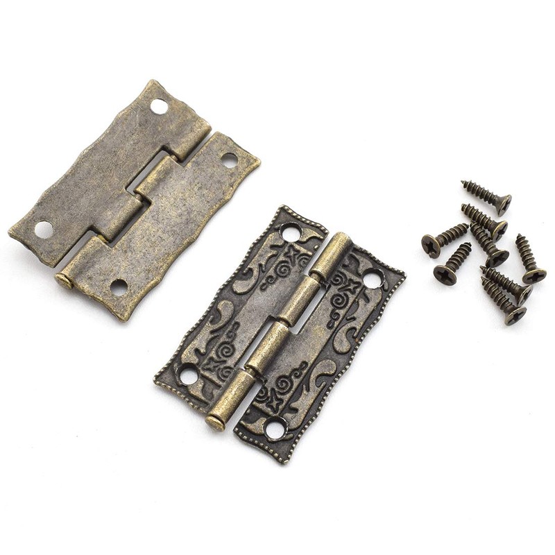 SDTC Tech Retro Bronze Alloy Latch Lock and Engraved Painten