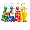 4pc 2026 Llaveros De La Mascota De Fútbol De La