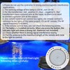 PGGBOO LED Pool Light for Inground Aboveground Pool, 12V 36W