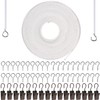White Curtain Wire 10 Meter Wall Decor Picture Hanging Kit