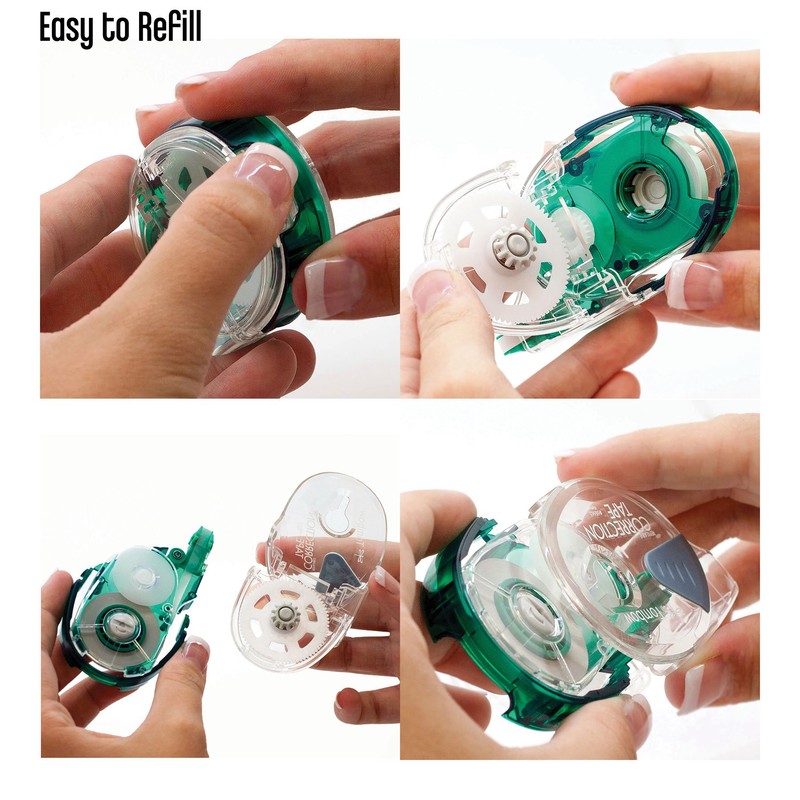 Tombow 68666 Mono Refillable Correction Tape Refill, 1-Pack , White