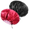 Pack of 2 Satin Bonnet for Sleeping, Abeillo Double Layer