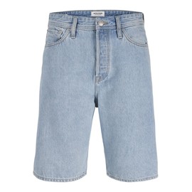 JACK & JONES JJIALEX JJORIGINAL Men's Jeans Shorts Baggy Fit Blue Black S M L XL XXL Cotton, Blue Denim/Pack:sbd 304, L