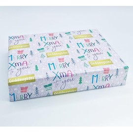 4 Sheets 4 Tags Merry Xmas To You Goddaughter Wrapping paper Christmas Pink Family Relation Giftwrap (PA)