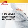 Glad ForceFlex MaxStrength Tall Kitchen Trash Bags, 13 Gal, Odor