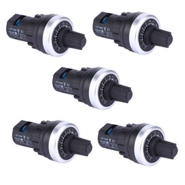 5 x Plate Mounted Potentiometer VSD/VFD Rotary Potentiometer 5K