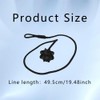 HAOBO Rear Parcel Shelf String, Tonneau Cover Strap Cord, Rear