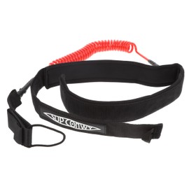 SUP Conwy Waist Belt With 10’ Coiled Leash Quick Release Safety Velcro For Surfboard Paddleboard One Movement Maximum Protection
