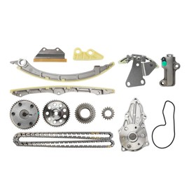 K24Z3 K24Z2 K24Z6 TK242 Timing Chain Kit with Water Pump&Sprocket Gear Fit for 2008-2012 Accord CR-V L4, for 2010-2011,2009-2014 Acura TSX, Engine 2.4L for Honda 2008-2014 Replace 14425624,1351620