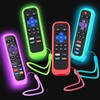 4Pack Case for Roku Remote, Cover for Hisense/TCL Roku TV