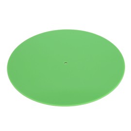 Turntable Mat Reduce Static Dust Noise Replacement Acrylic Record Platter Slipmat for 12 Inch Record Player Green