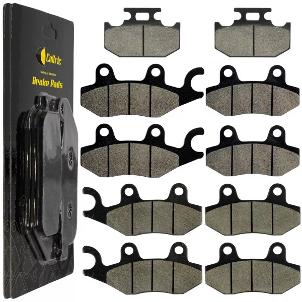 Caltric Front Middle Rear Brake Pads for Yamaha Rhino 700