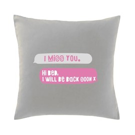 Hippowarehouse Hi Bed, I will be back soon x Printed bedroom accessory cushion cover case 41x41cm