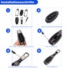 Car Key Case for Ford, 3 buttons black
