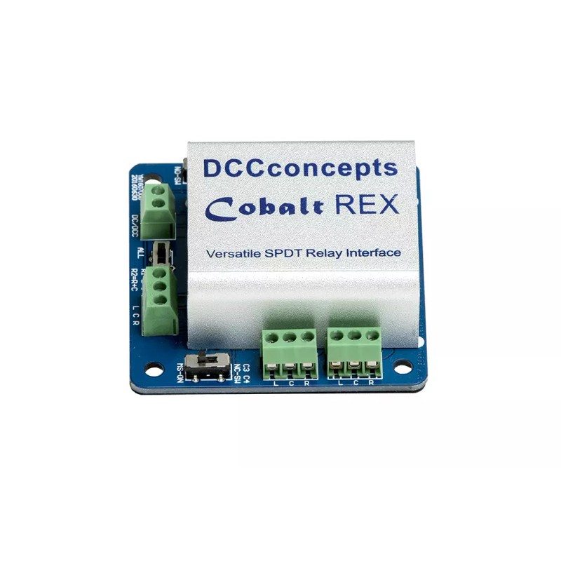 DCCconcepts DCC Concepts ~ Cobalt SPDT Relay Extension Board ~DCP-REX