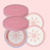 Eloel Pink Tone-up Sun Cushion Peach Vegan Cushion 15g, 4 pieces / 엘로엘 핑크 톤업 선쿠션 핏치 비건 쿠션 15g, 4개