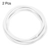 uxcell 2 Pcs Silicone Foam Seal Weather Strip 5 mm