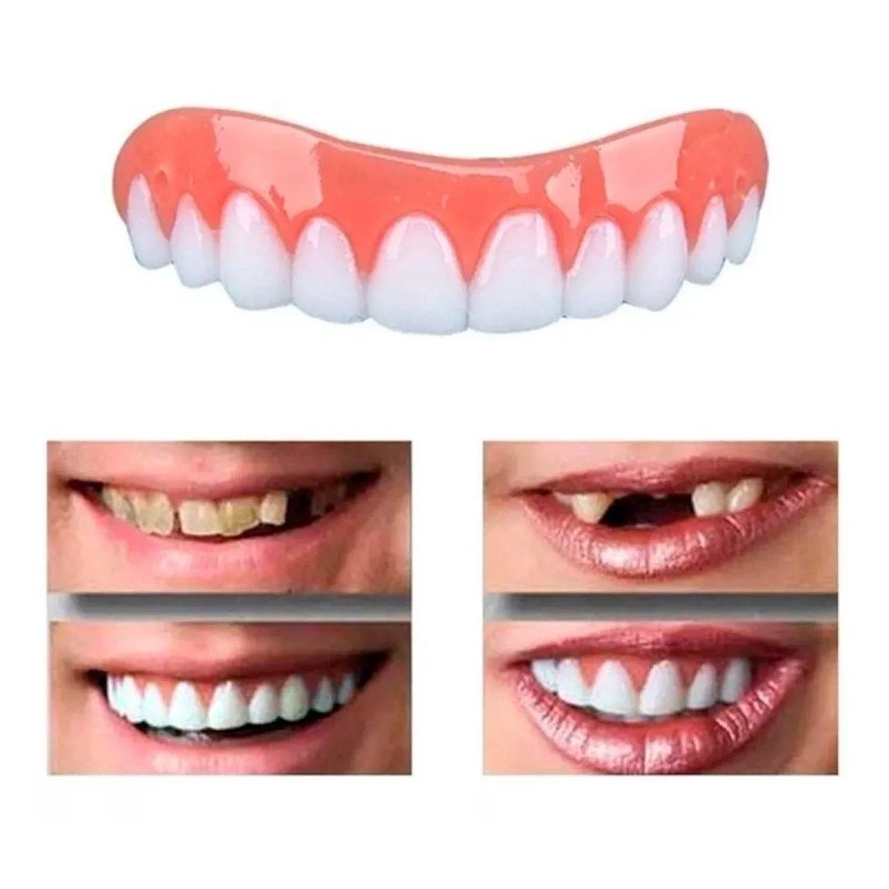 Veraly Dientes Sinteticos Silicona Sonrisa Perfecta Bella Brillante