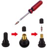 Febrytold Tire Valve Stem Tool Remover & Installation, 6 Pcs