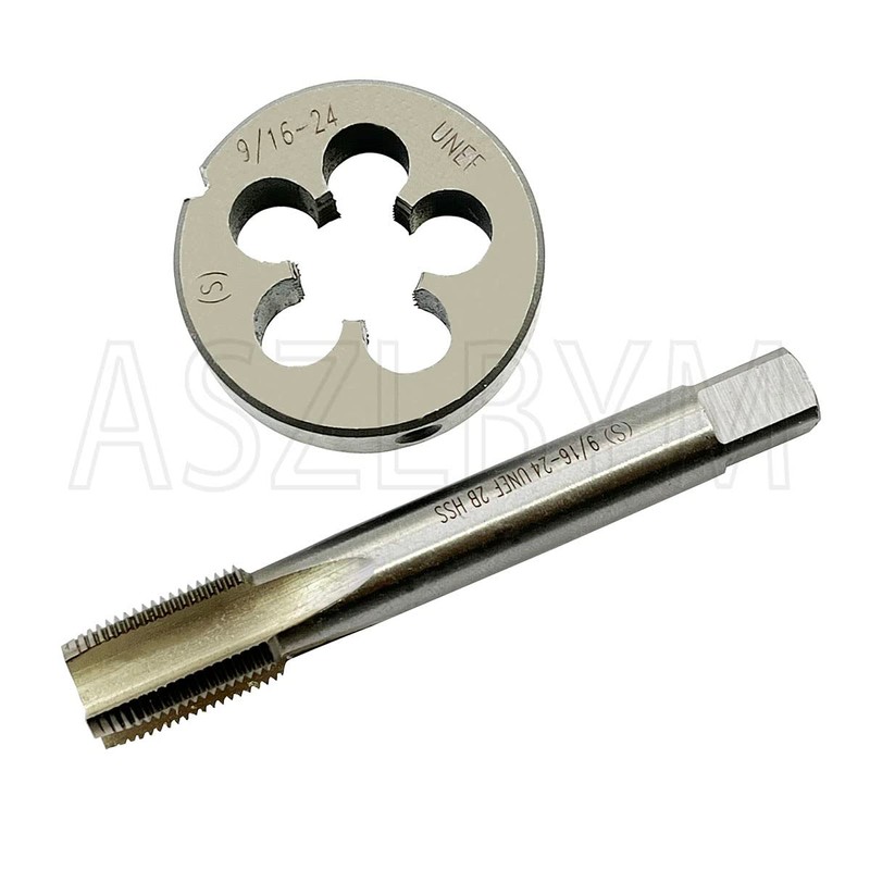 ASZLBYM 9/16-24" Tap And Die Set ，UNEF HSS right hand