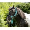 USG 15050024 Knot Halter Braided Nose Band with Rhinestones Turquoise