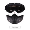 Modular Mask Detachable Goggles Motorcycle Racing Helmet Protective Face Mask