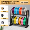 Onemacc 3D Printer Filament Storage Rack Desktop, Wooden 3D Printer