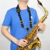 adorence Padded Saxophone Neck Strap - Sax Strap with Metal