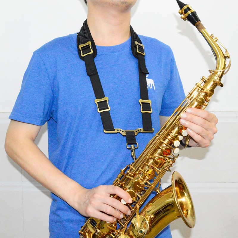 adorence Padded Saxophone Neck Strap - Sax Strap with Metal