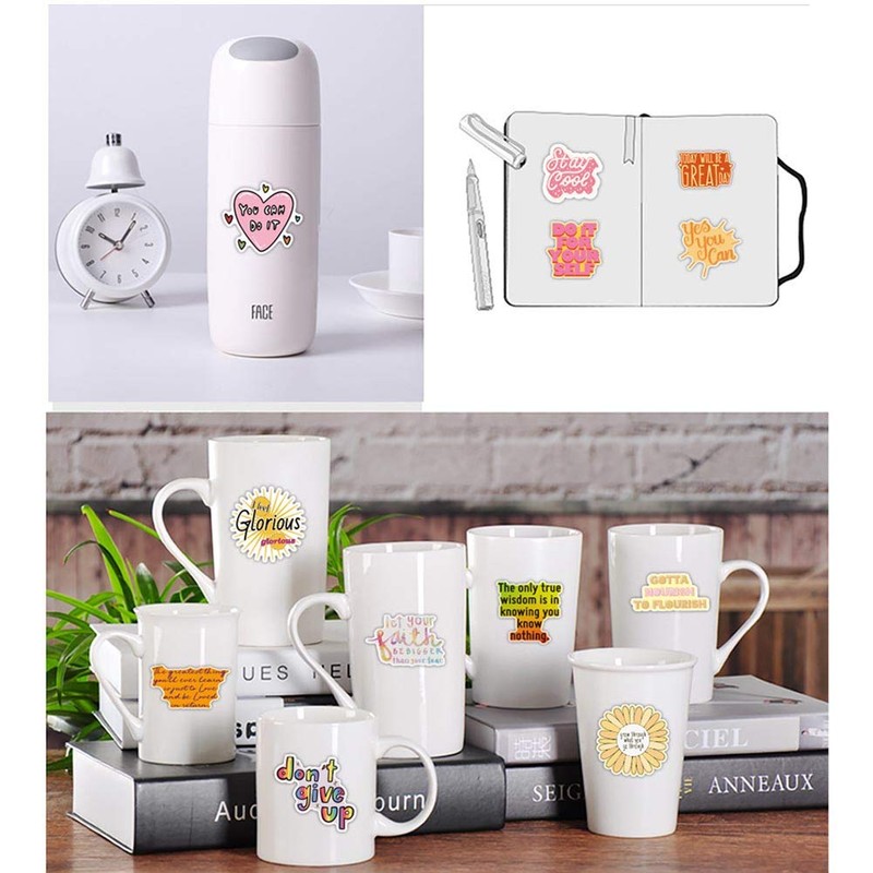 50 Pcs Motivational Words Stickers for Teens and Adults| Inspirational