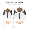CZPET Dog Bowl Stand with Adjustable Width [Stand Only], Single