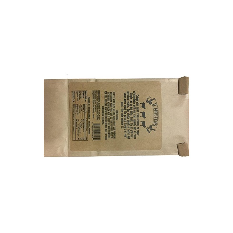 JL Masters All Natural Meat Rub - LAMB- 3 (three)