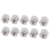 10Pcs Coupling Nut Hex M12 Stainless Steel Rod Connector Nut