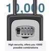 Puroma Lock Box, Large Key Lock Box Resettable Combination Code